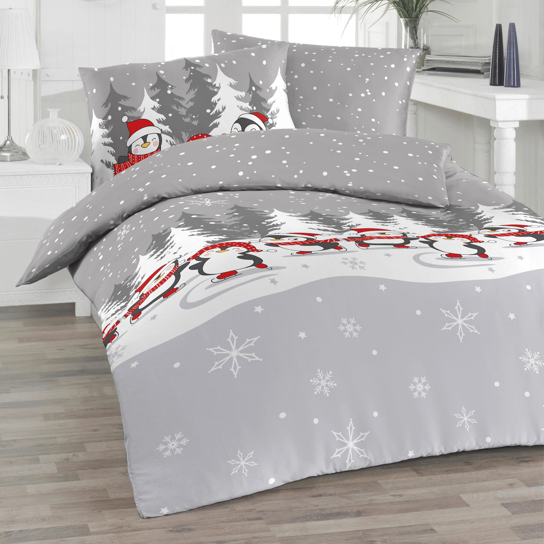 BETTWÄSCHE Flanell 140/200 cm  - Grau, Design, Textil (140/200cm) - Florella