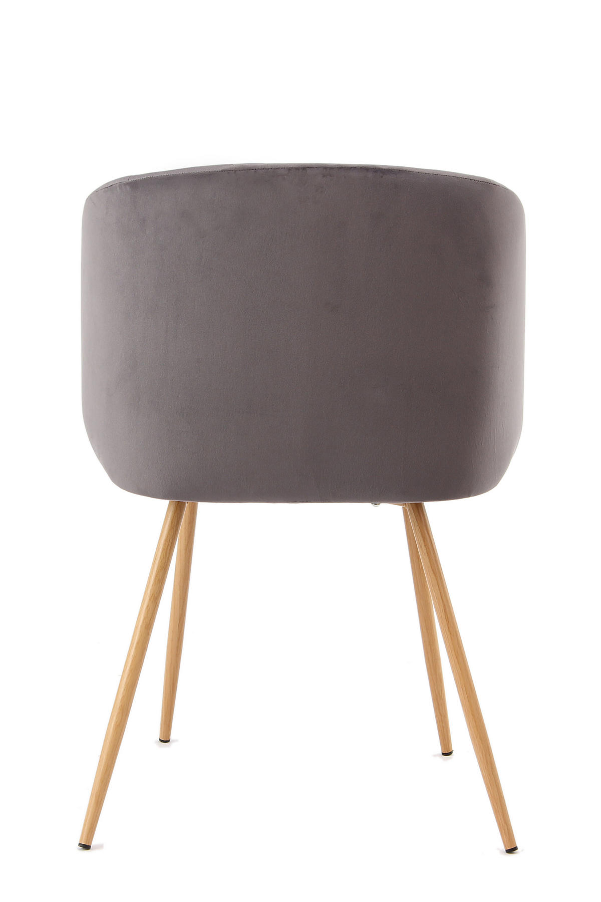 STUHL-SET 2 Stück  in Stahl  - Grau, Design, Kunststoff/Metall (54/84/56cm) - Kayoom