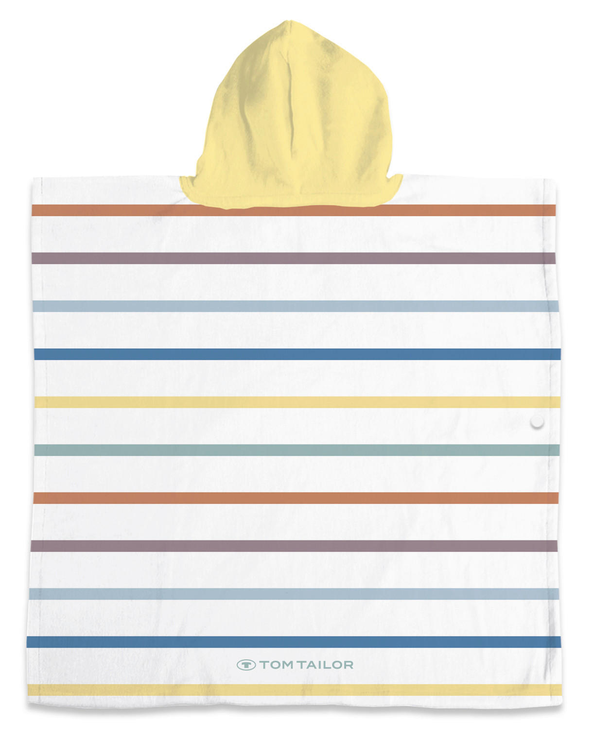 PONCHO 60/120 cm    - Gelb/Flieder, Basics, Textil (60/120cm) - Tom Tailor
