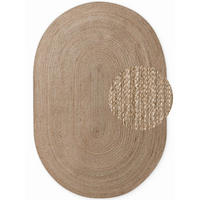 JUTETEPPICH 160/230 cm Jute Braided Greige  - Greige, Basics, Textil (160/230cm) - Hanse Home