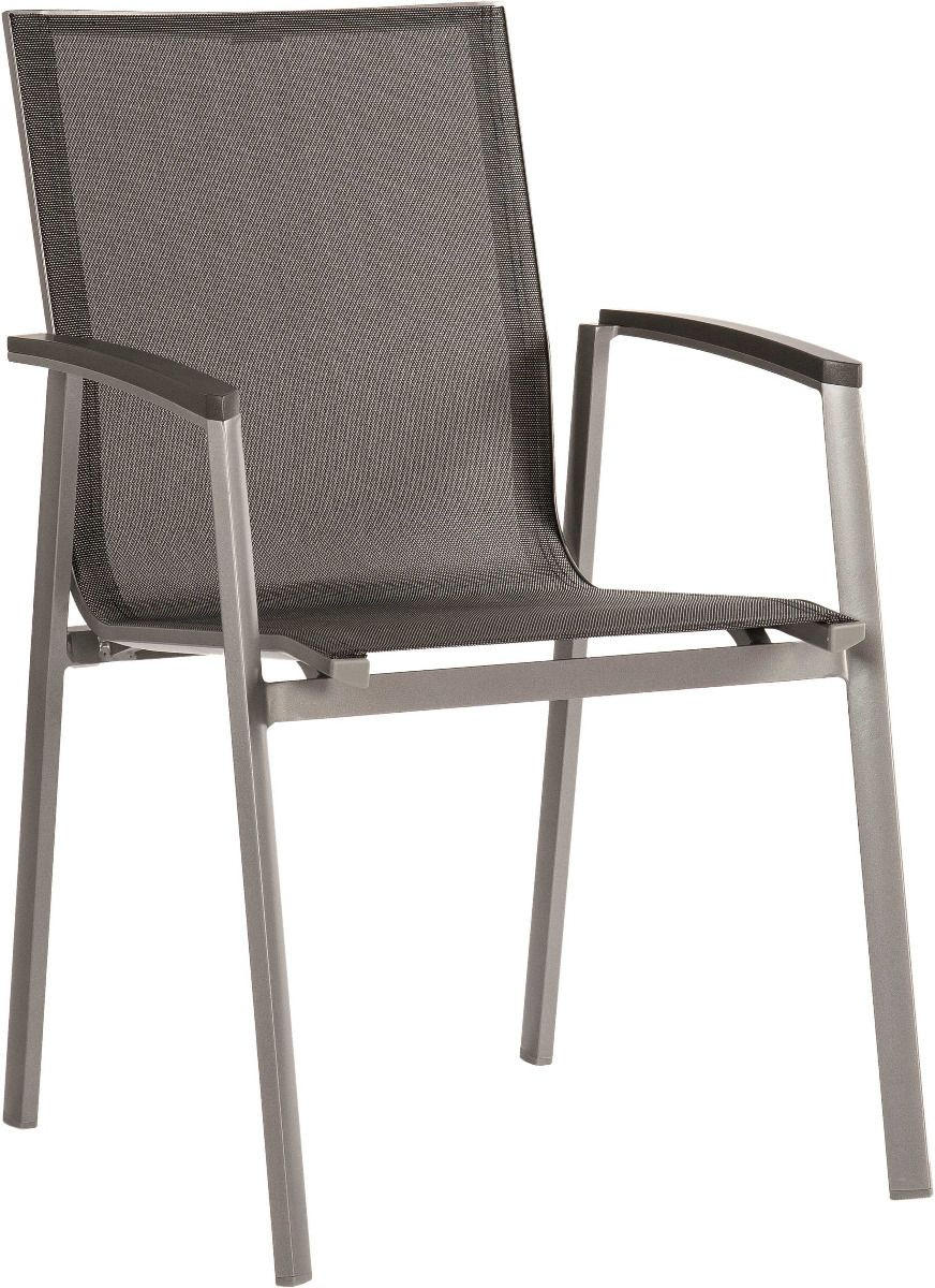 STAPELSESSEL in Metall, Textil Anthrazit, Graphitfarben, Grau  - Anthrazit/Graphitfarben, Design, Textil/Metall (57/89/65cm) - Stern