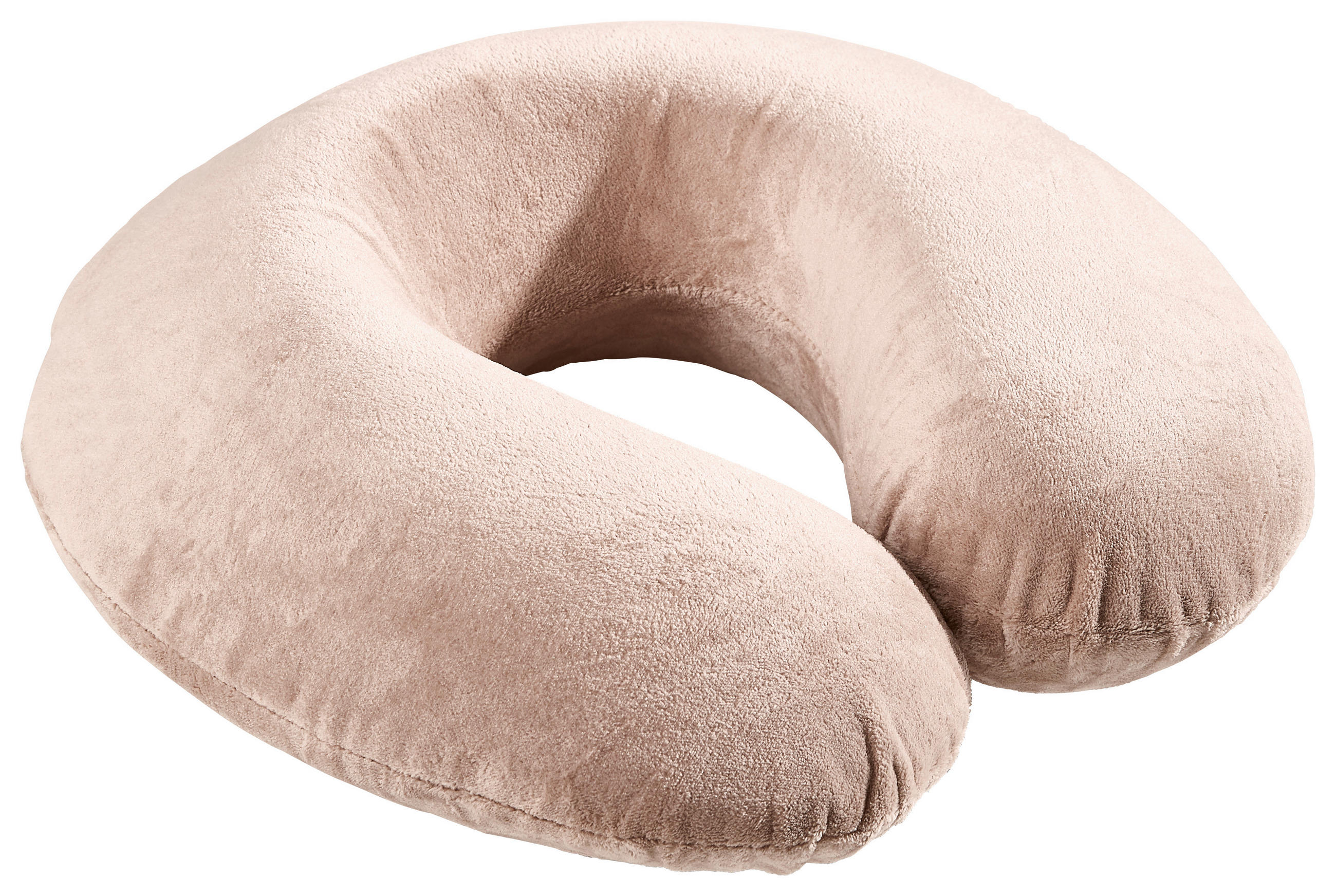 CESTOVNÝ VANKÚŠ  - taupe, Konventionell, textil/plast (26/25,5/10,5cm) - Boxxx