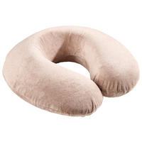 CESTOVNÍ POLŠTÁŘEK  - šedohnědá, Konvenční, textil/plast (26/25,5/10,5cm) - Boxxx