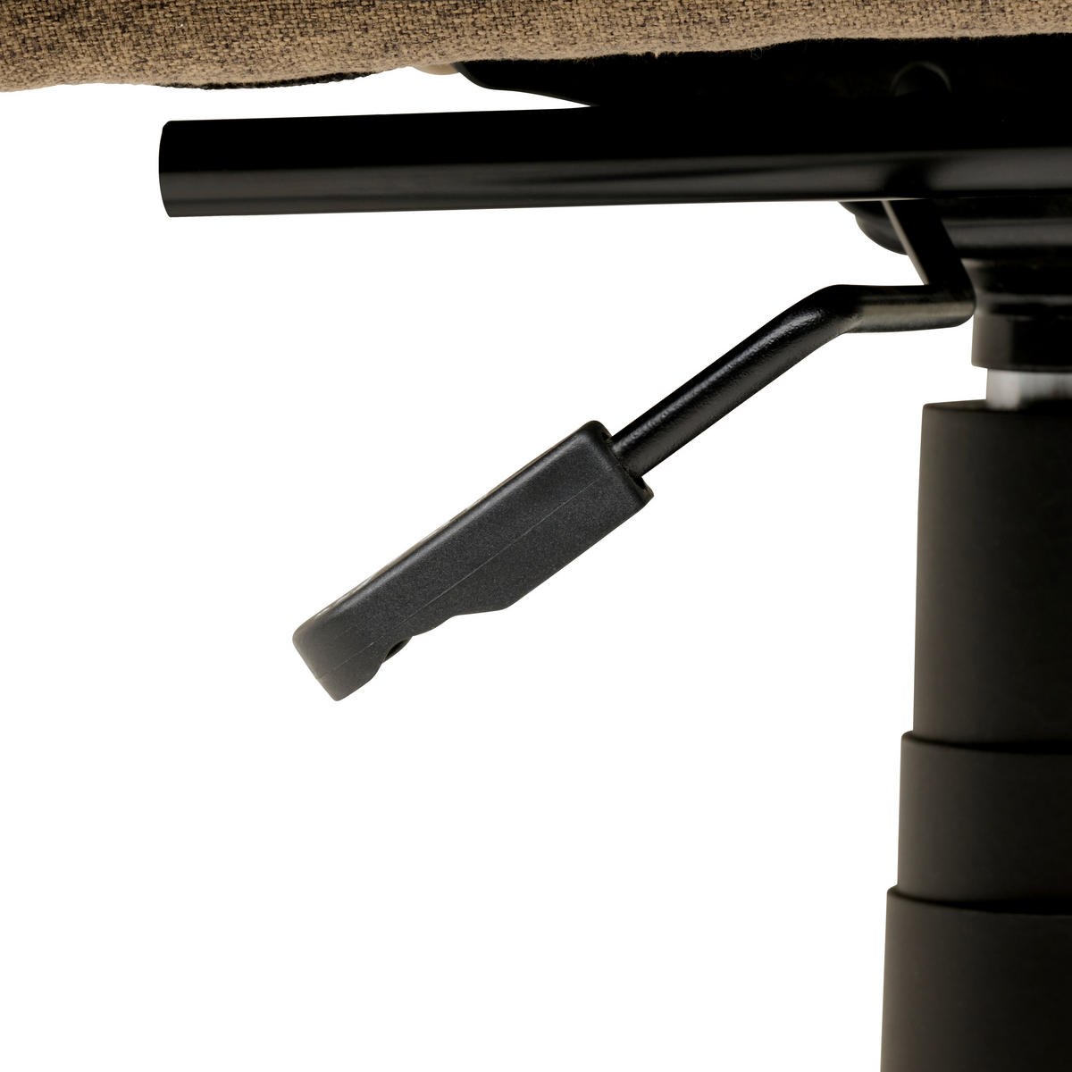 CHEFSESSEL  in Webstoff Braun  - Schwarz/Braun, MODERN, Kunststoff/Textil (62/112-122/65cm) - MID.YOU