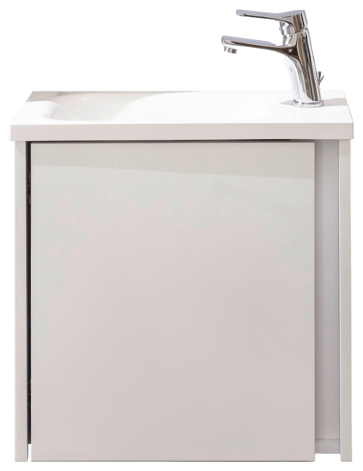 GÄSTEBAD - Weiß, KONVENTIONELL, Holzwerkstoff/Stein (50cm) - Xora