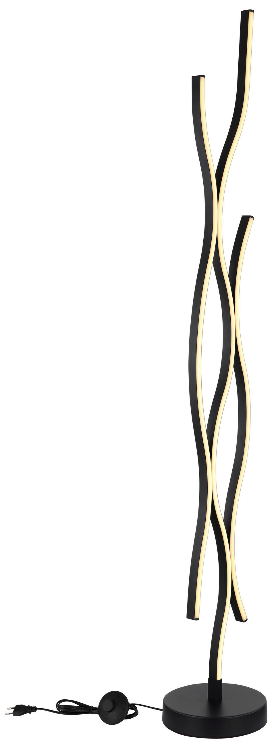 SVJETILJKA PODNA  - crna/opalna, Trend, metal/plastika (20/135cm) - Globo