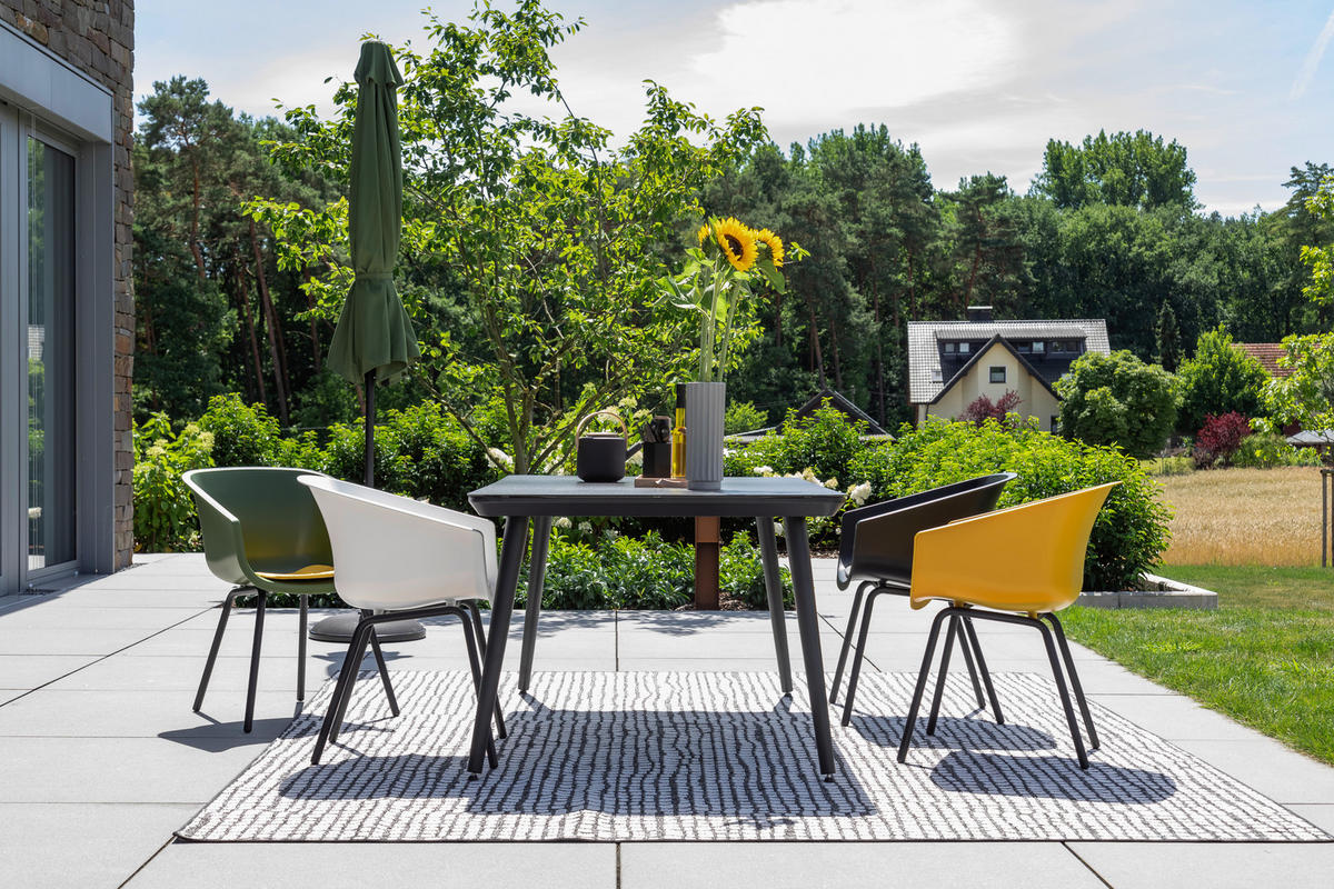 OUTDOORTEPPICH 120/180 cm Parkland Anthrazit, Beige  - Anthrazit/Beige, KONVENTIONELL, Textil (120/180cm) - Schöner Wohnen