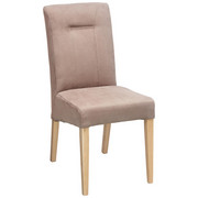 STUHL in Holz, Textil Eichefarben, Hellbraun - Hellbraun/Eichefarben, KONVENTIONELL, Holz/Textil (45/99/65cm) - Venda