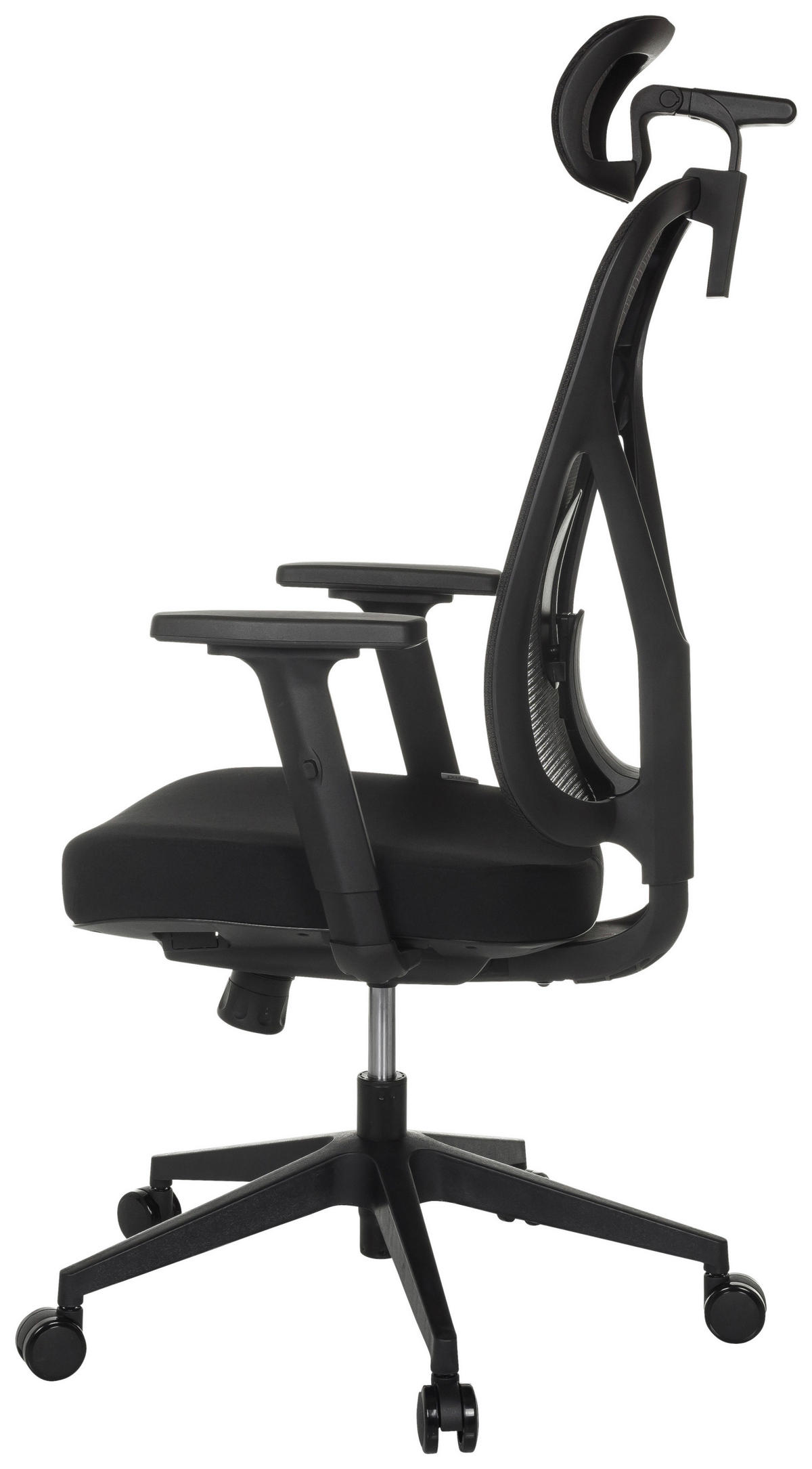 SNURRSTOL  i flatväv svart  - svart, Modern, textil/plast (66/114-133/67cm) - MID.YOU