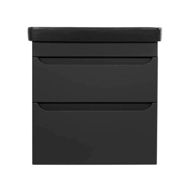 KOMBI UMIVAONIK  crna  - crna, Basics, drvni materijal/keramika (60/46/60cm)