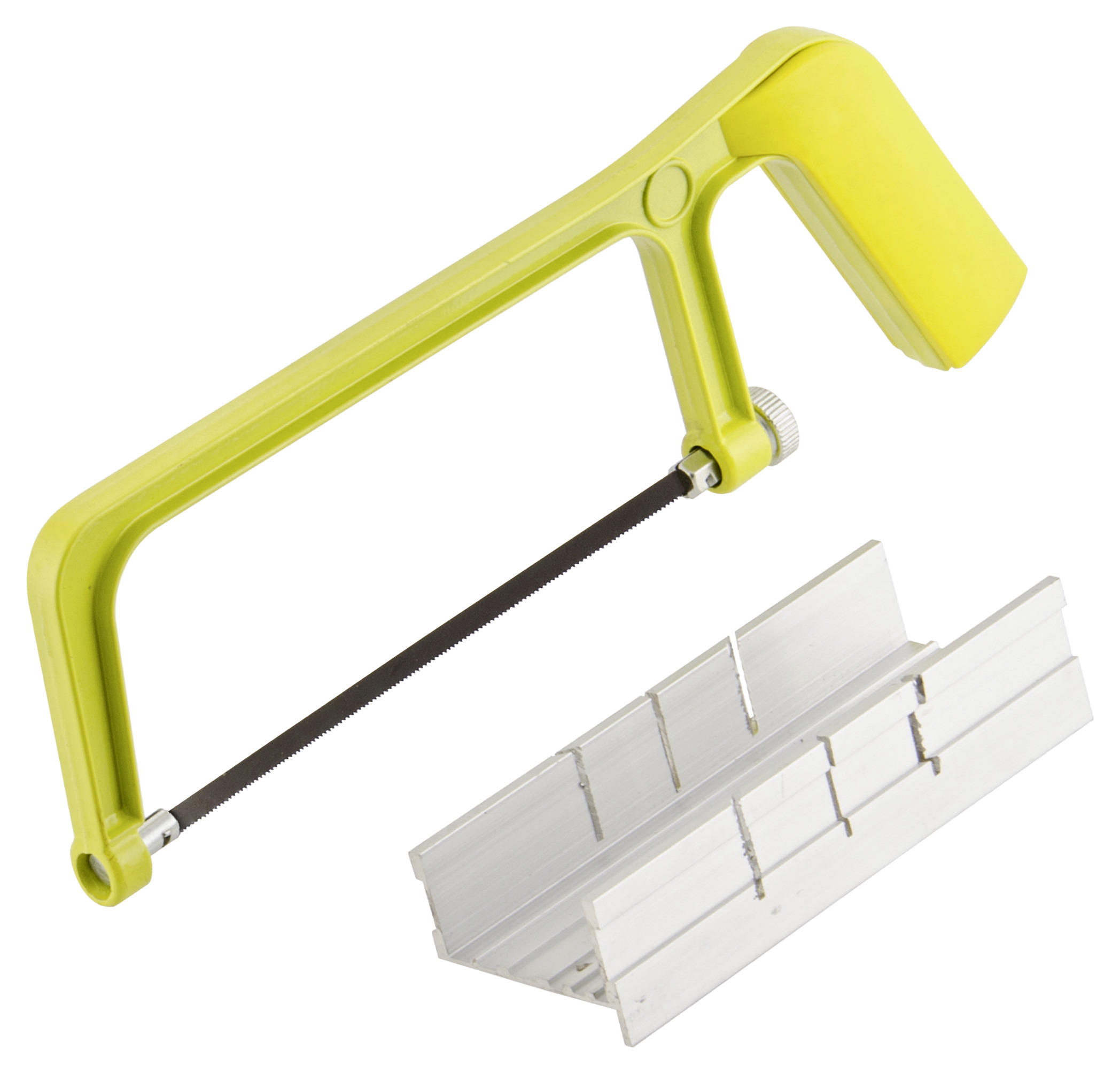 Handsäge Metall/Kunststoff Mit Alu-Schneidelade L: 25,2 cm