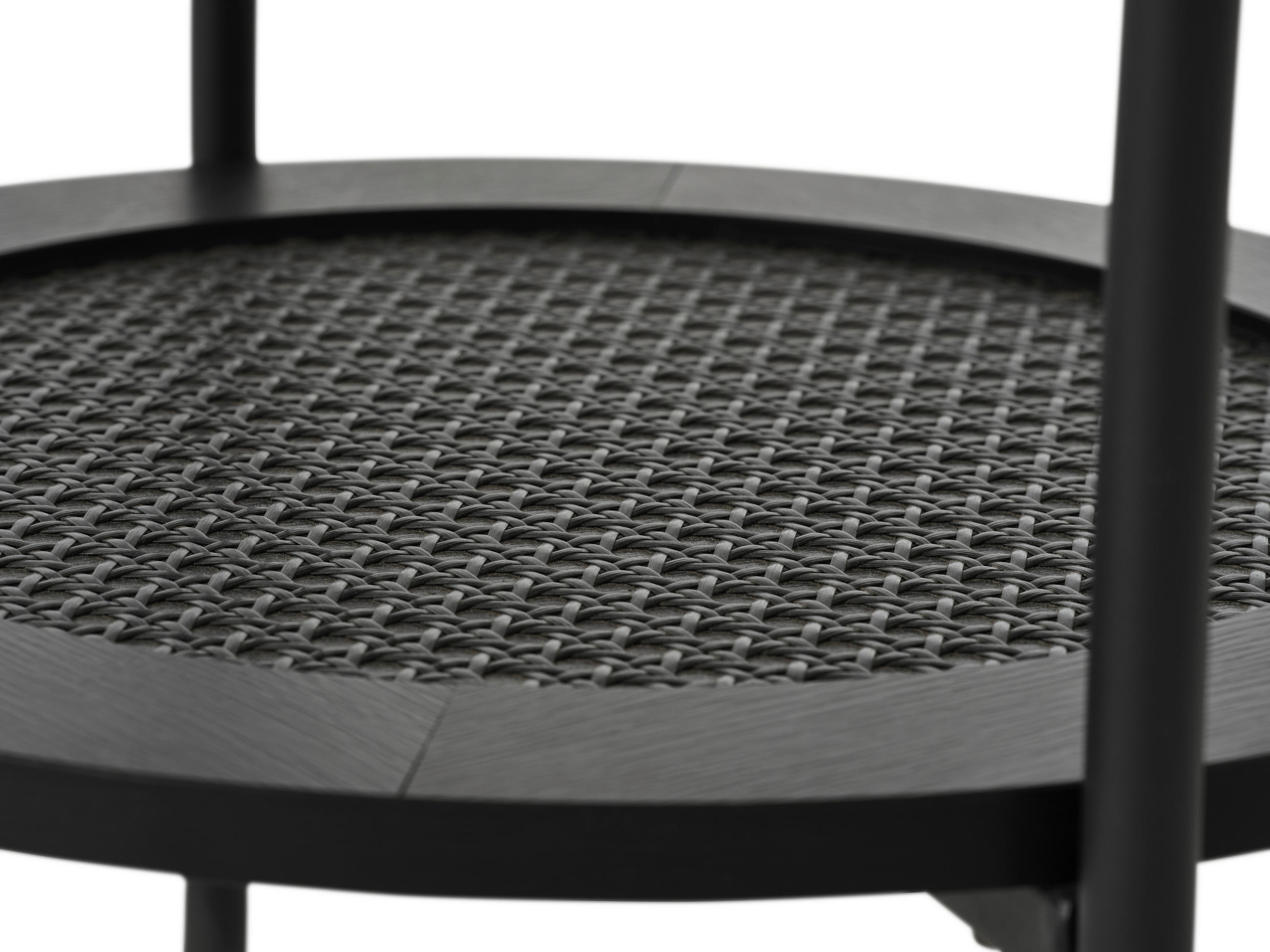 COUCHTISCH 50/50/50 cm rund Schwarz  - Schwarz, Basics, Holzwerkstoff/Metall (50/50/50cm) - Boxxx