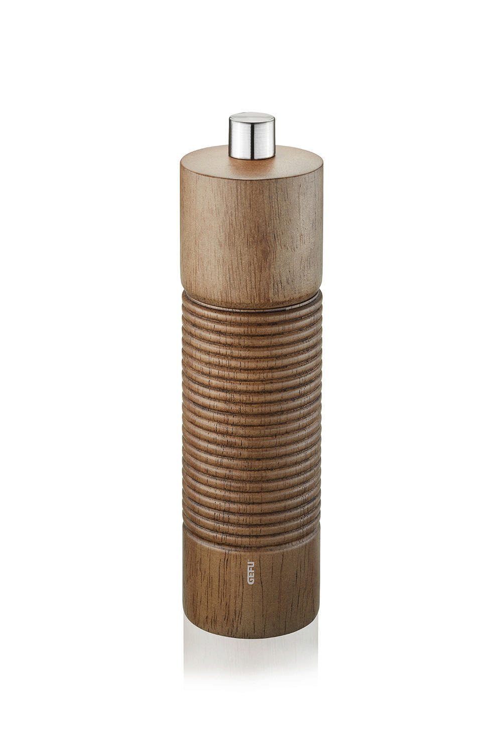 MLINČEK ZA SOL ALI POPER  Tedoro       5/18 cm      - barve aluminija/rjava, Design, kovina/les (5/18cm) - Gefu