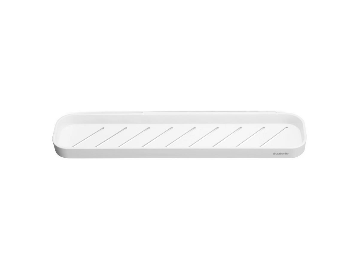 POLICA ZA TUŠ KABINU  metal, plastika  - bela, Osnovno, metal/plastika (42.1/7.3/9cm) - Brabantia