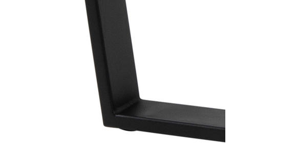 ESSTISCH in Holzwerkstoff 110/110/75 cm - Schwarz/Braun, Design, Holzwerkstoff/Metall (110/110/75cm) - Carryhome