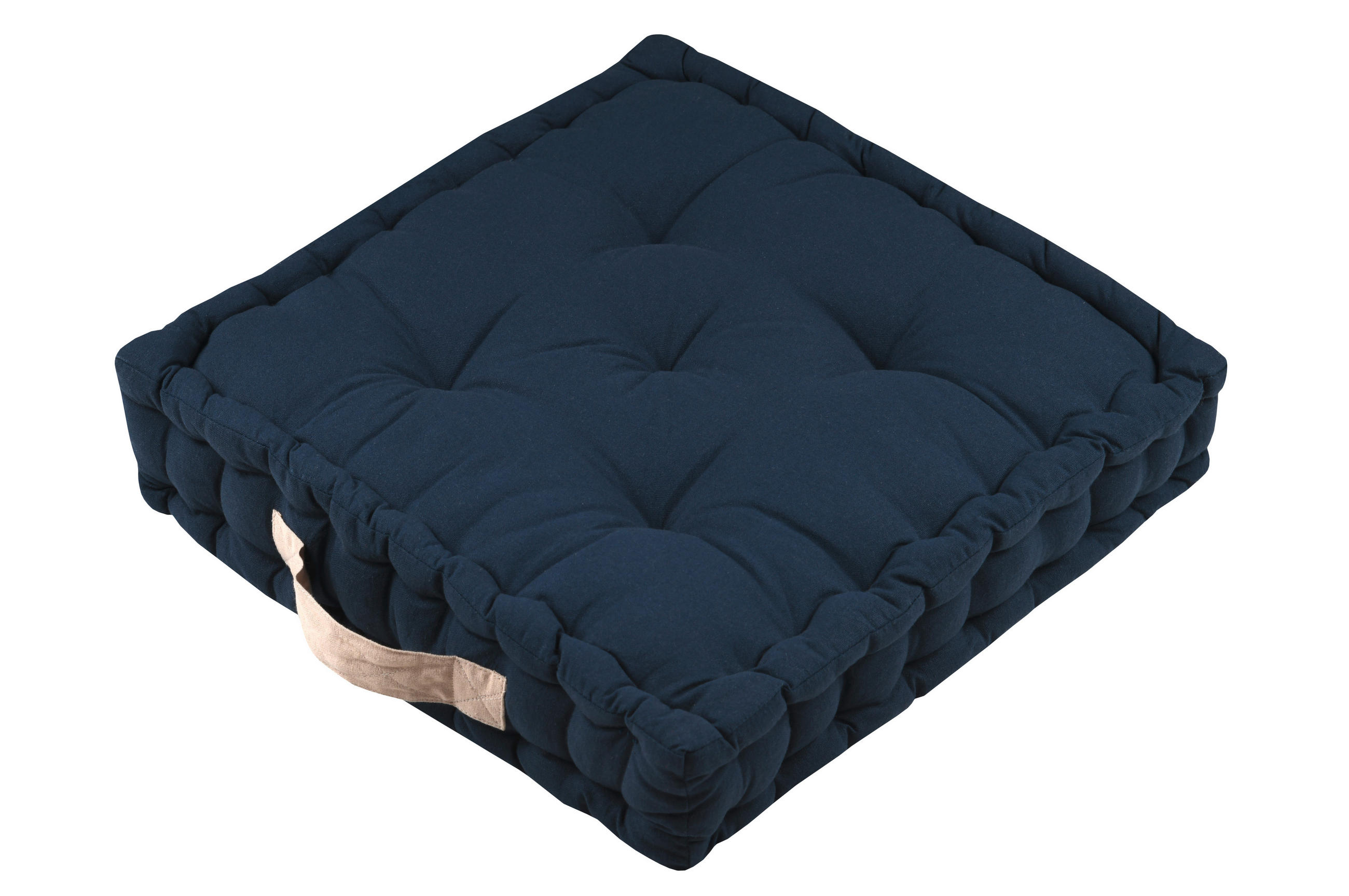 BLAZINA ZA TLA  MARIS  45/45/10 cm           - temno modra, Konvencionalno, tekstil (45/45/10cm)