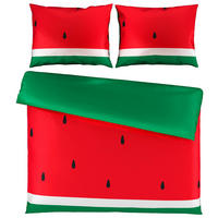 POSTELJINA SA DVA LICA WATERMELON 200/200 cm saten višebojna  - višebojna, Konvencionalno, tekstil (200/200cm) - Esposa