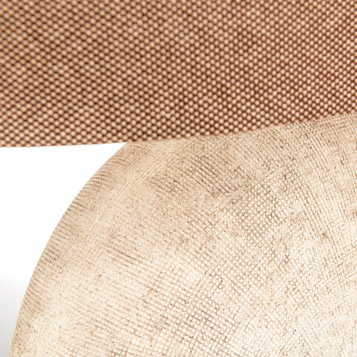 TISCHLEUCHTE Ethno 37,5/20/52 cm   - Hellbraun, Trend, Keramik/Textil (37,5/20/52cm)