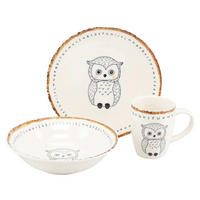 KINDERGESCHIRRSET 3-teilig  - Multicolor, Basics, Keramik - Creatable