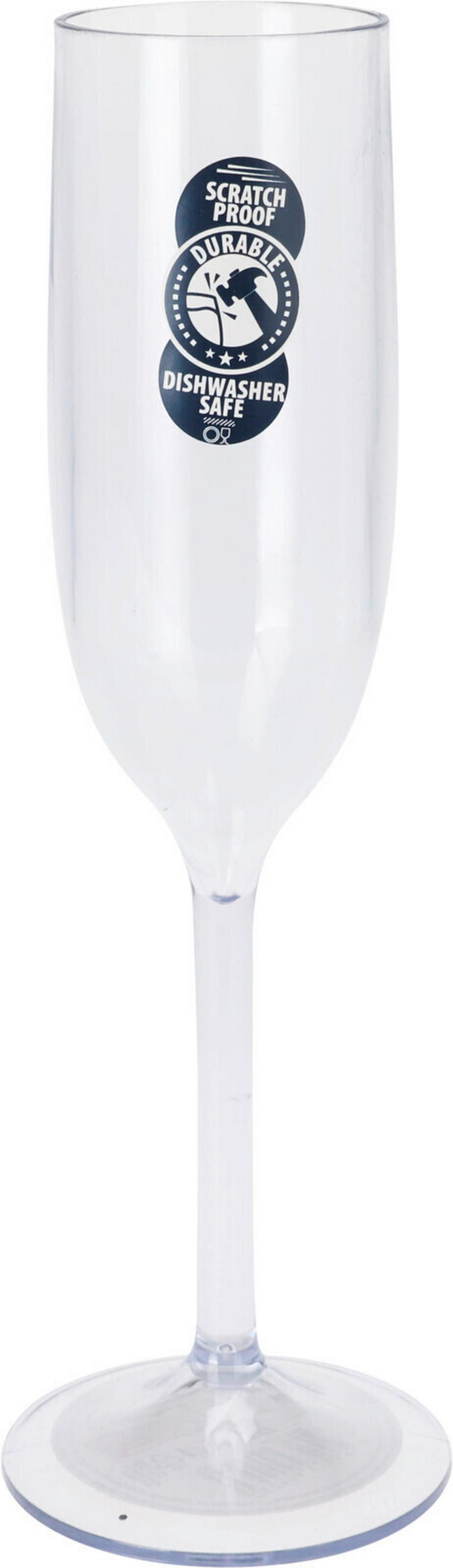 SKLENICE NA ŠAMPAŇSKÉ - vícebarevná, Basics, sklo (23/7/7cm)