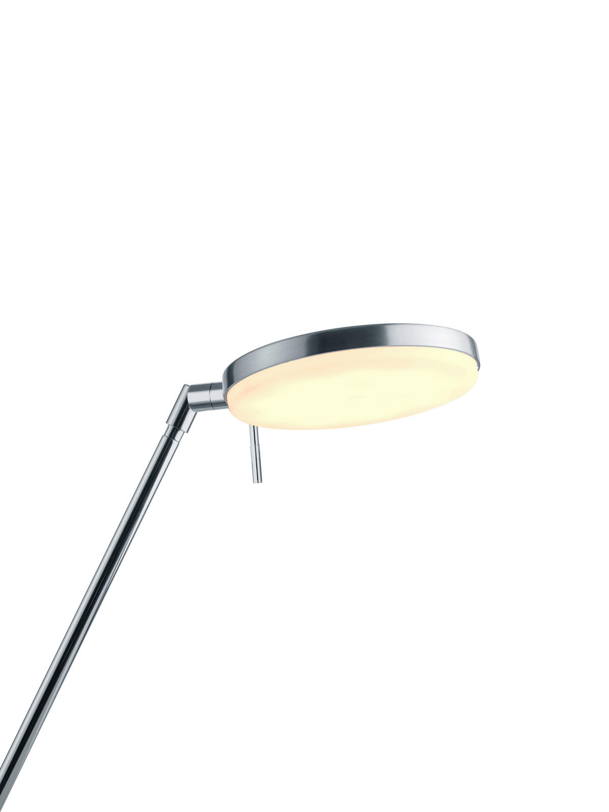 LED-STEHLEUCHTE    - Weiß/Nickelfarben, Design, Kunststoff/Metall (140cm) - Hell