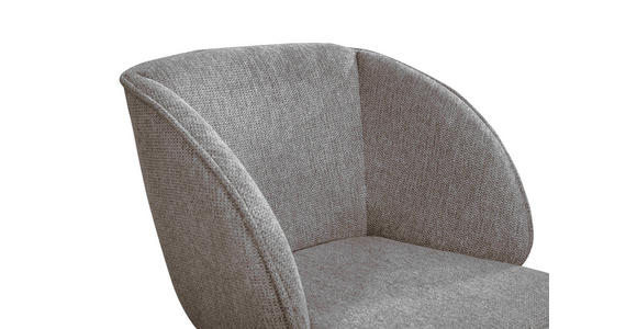 ARMLEHNSTUHL in Holz, Textil Schwarz, Anthrazit - Anthrazit/Schwarz, Design, Holz/Textil (63/83/62cm) - Novel