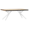 TISCHPLATTE      - Akaziefarben, Design, Holz (200/100/5cm) - Landscape
