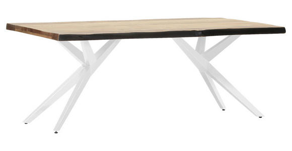 TISCHPLATTE      - Akaziefarben, Design, Holz (200/100/5cm) - Landscape