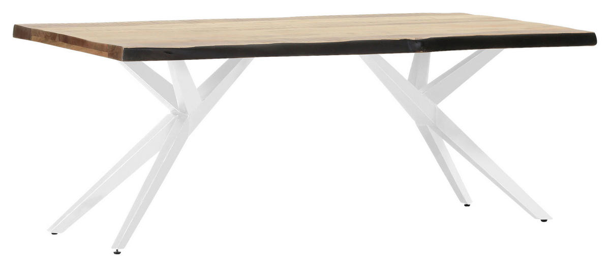 TISCHPLATTE Akaziefarben   - Akaziefarben, Design, Holz (200/100/5cm) - Landscape