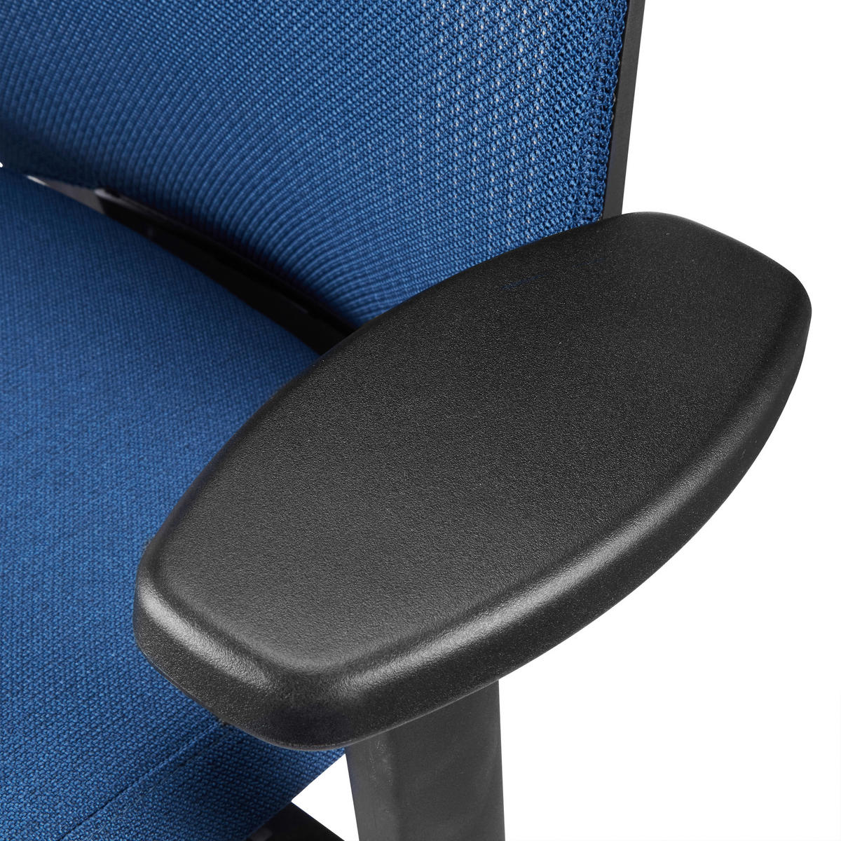 DREHSTUHL Flachgewebe Blau  - Blau/Schwarz, MODERN, Kunststoff/Textil (71/131/66cm) - MID.YOU