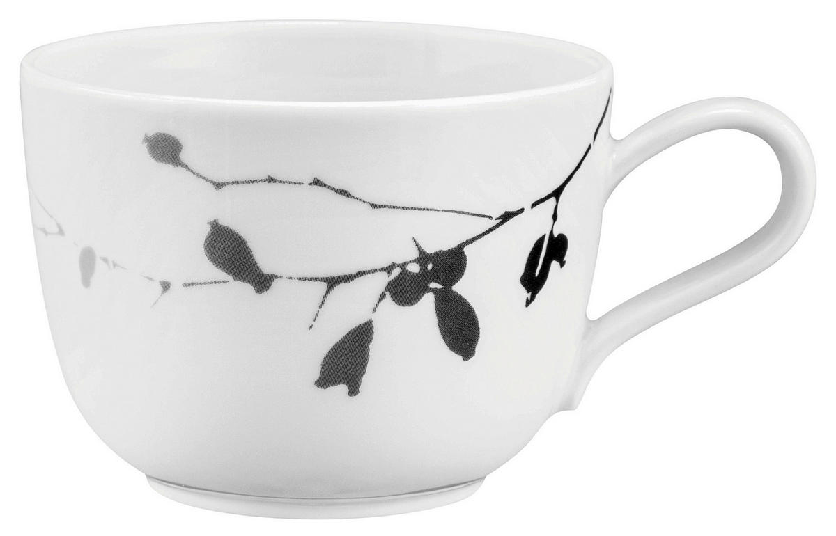 KAFFEETASSE Liberty Dark Rose Hip  - Schwarz, Basics, Keramik (0,26l) - Seltmann Weiden
