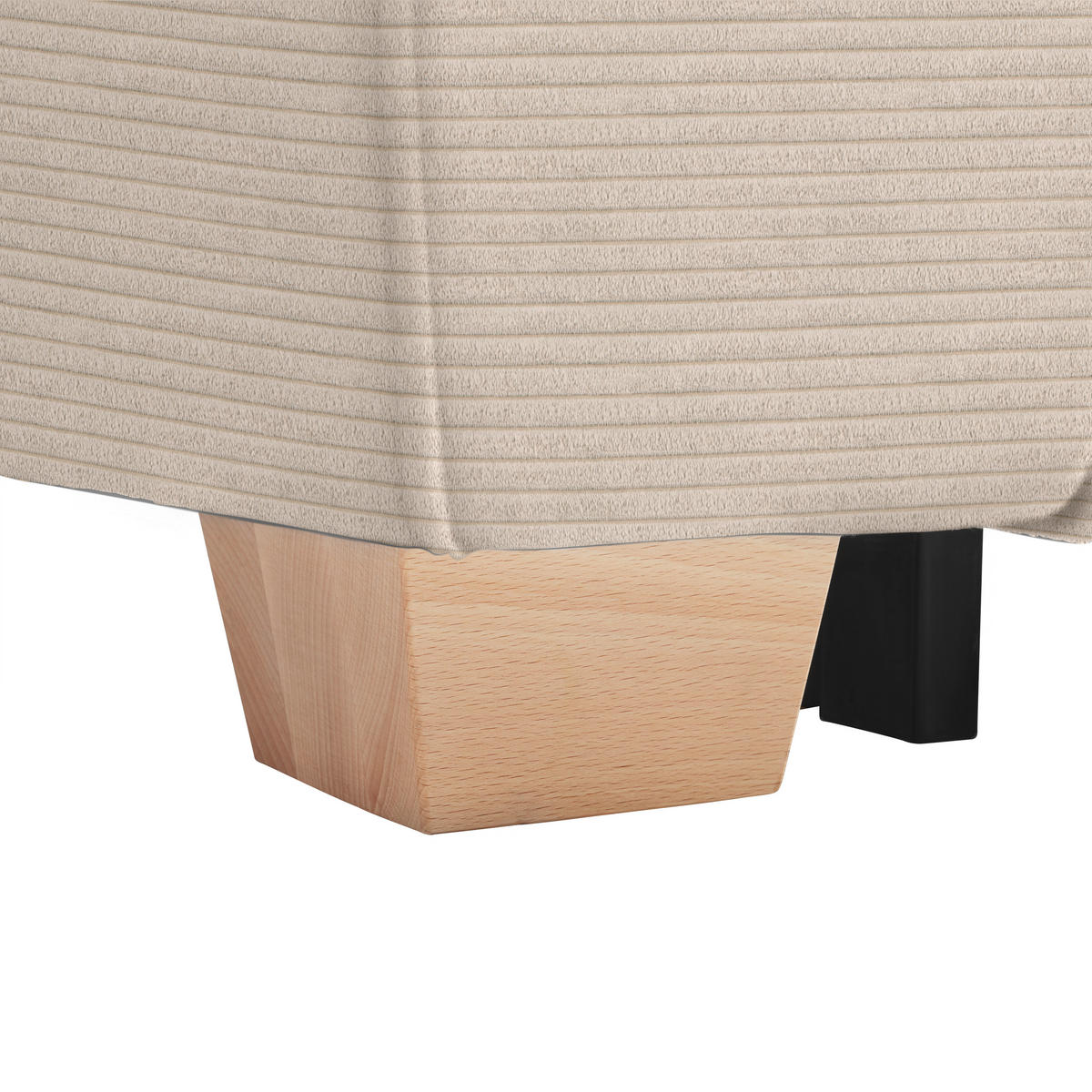 HÖRNSOFFA i cremefärgad  - cremefärgad, Modern, trämaterial/trä (255/185cm) - MID.YOU