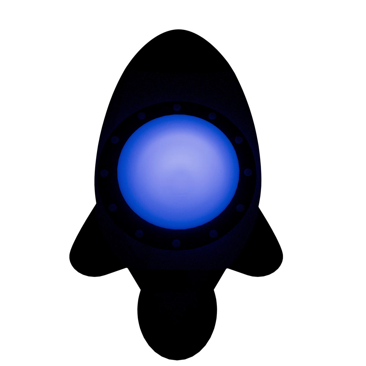 LED-KINDERDECKENLEUCHTE Rakete Starlight 78/48/7 cm   - Weiß, Basics, Holz (78/48/7cm)