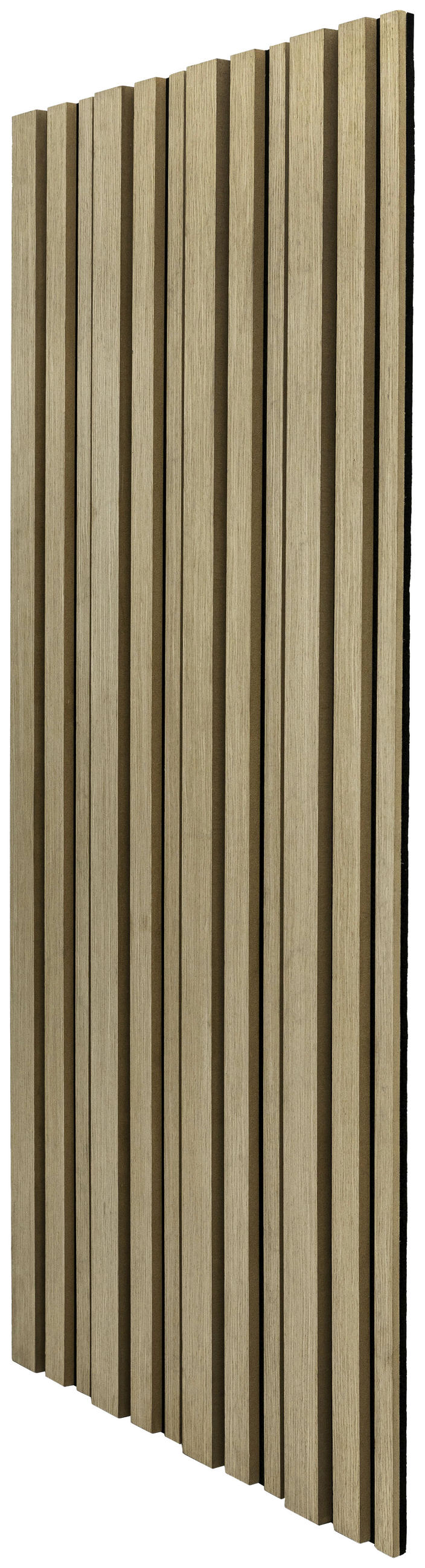 AKUSTIKPANEEL EICHE NATUR 4-er Set  - Beigebraun, MODERN, Holz (52/120cm)