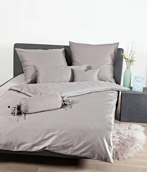 KOPFKISSENBEZUG Giacomo 40/40 cm  - Grau, Basics, Textil (40/40cm) - Janine