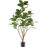 KUNSTPFLANZE chinesische Feige 115 cm  - Schwarz/Braun, Design, Kunststoff (115cm) - P & B