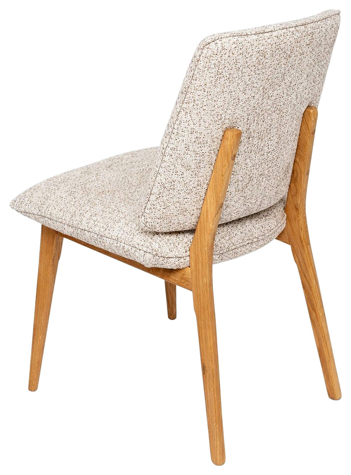 STUHL  Stoffauswahl Webstoff  - Eichefarben/Beige, MODERN, Holz/Textil (48/89,5/60cm) - Carryhome