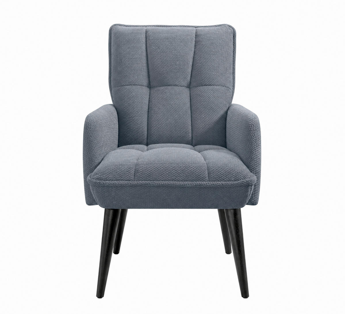 STOLICA S NASLONOM ZA RUKE  antracit  drvo, tekstil, drvni materijal      - crna/antracit, Moderno, drvni materijal/drvo (57/93/75cm) - Livetastic
