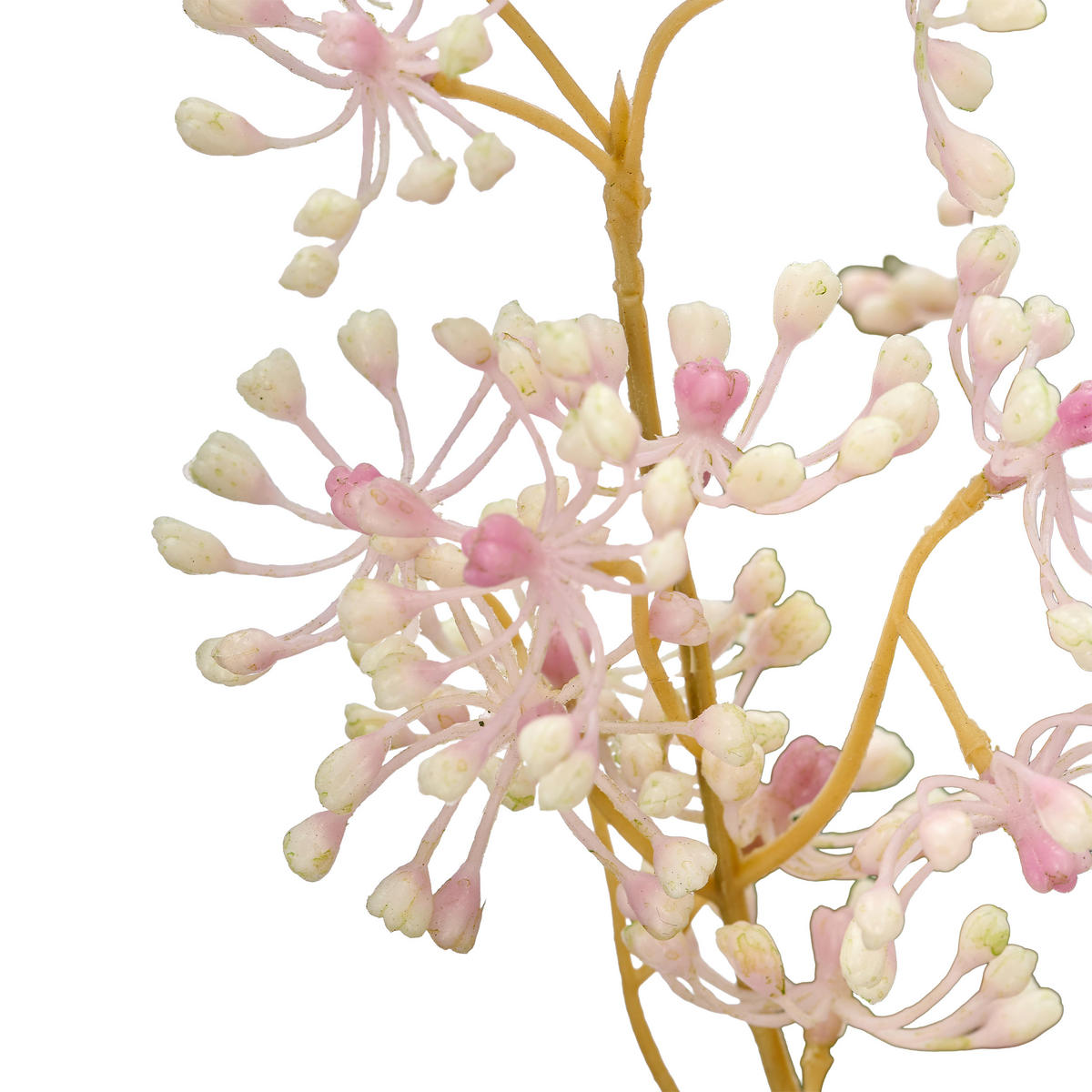 KUNSTBLUME - Rosa/Grün, Basics, Kunststoff (100cm)