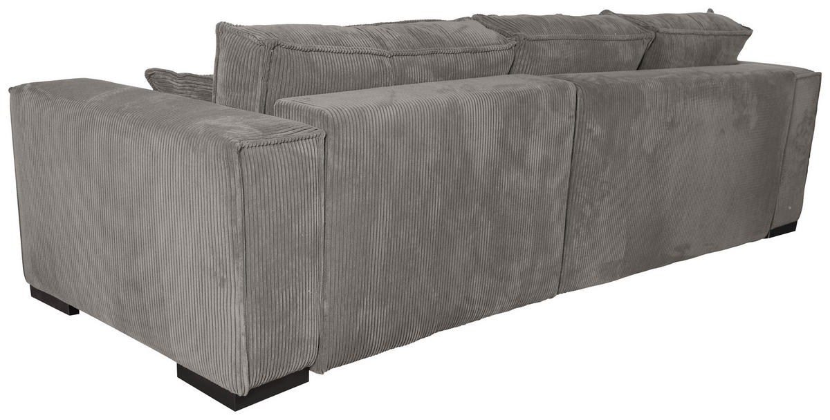 ECKSOFA in Cord Mokka  - Braun/Mokka, KONVENTIONELL, Holz/Textil (230/190cm) - Carryhome