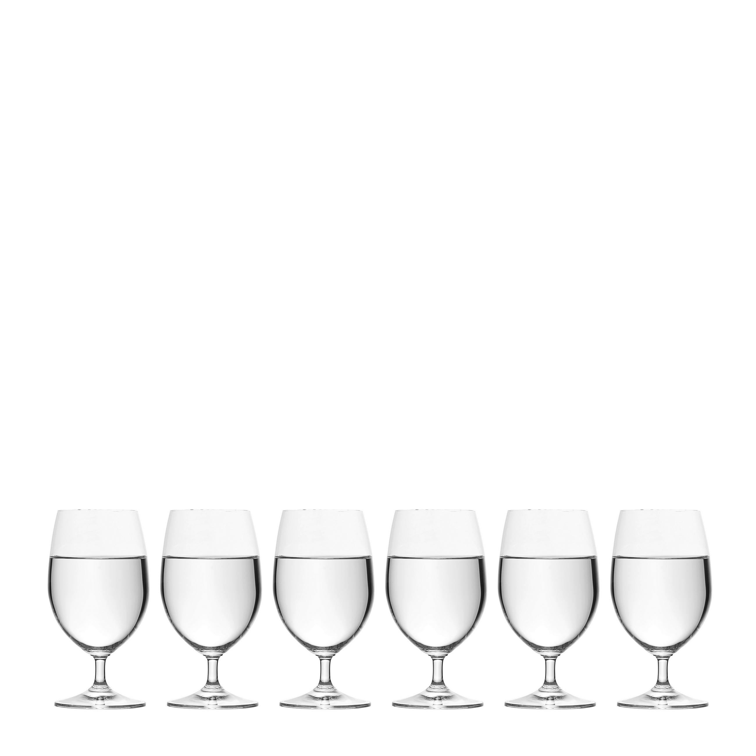 GLÄSERSET Daily  6-teilig  - Klar, Basics, Glas (6,5/15,2cm) - Leonardo