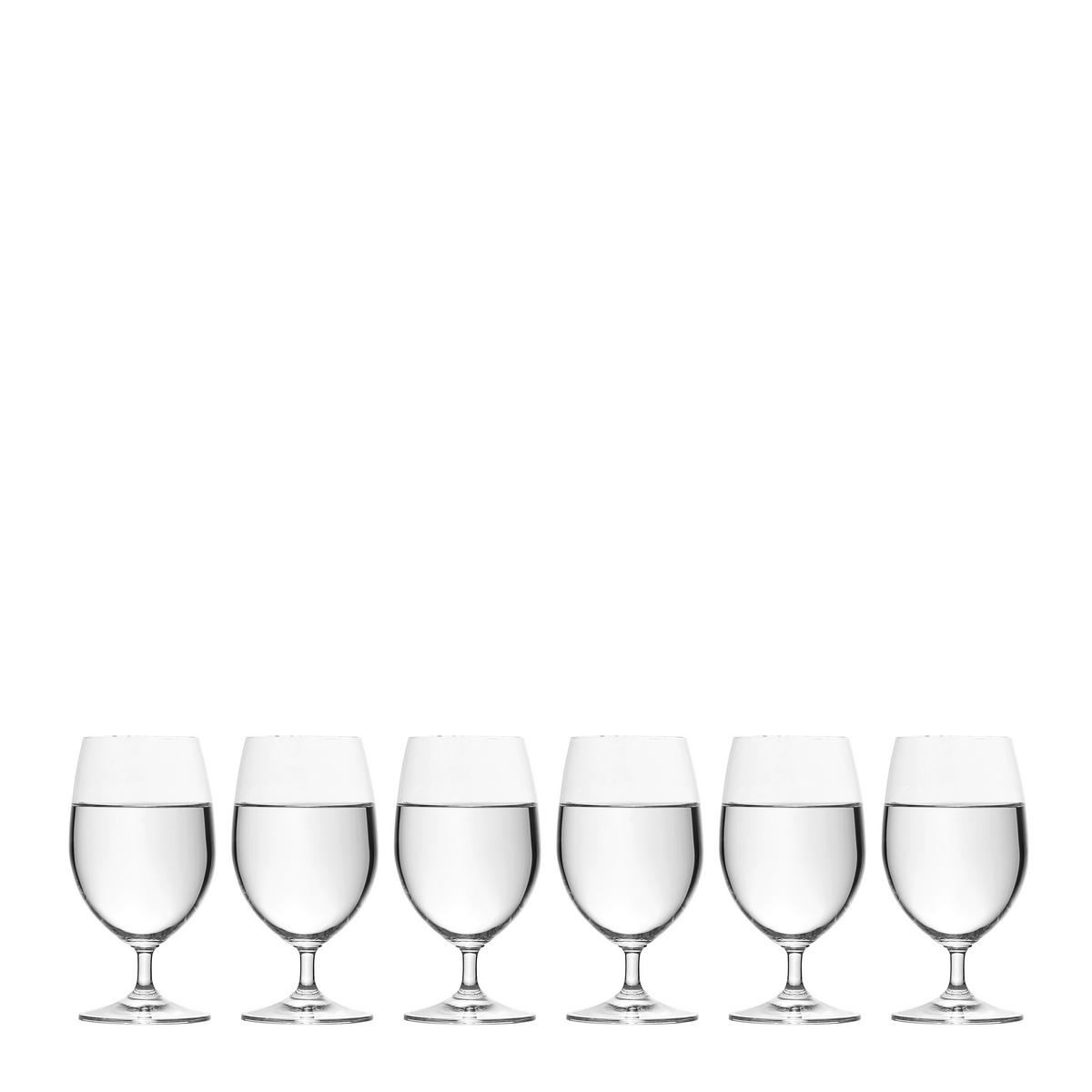GLÄSERSET Daily  6-teilig  - Klar, Basics, Glas (6,5/15,2cm) - Leonardo