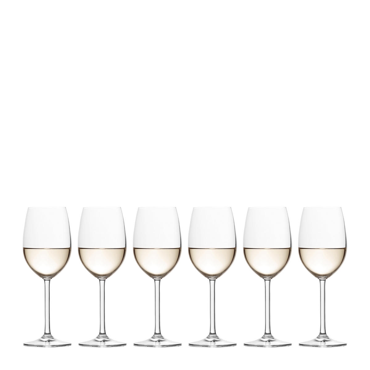 GLÄSERSET  6-teilig  - Klar, Basics, Glas (7,7/22,2cm) - Leonardo