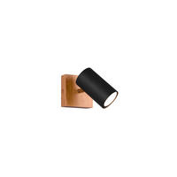 STRAHLER - Schwarz, Design, Holz/Metall (9/16/12cm) - Trio Leuchten