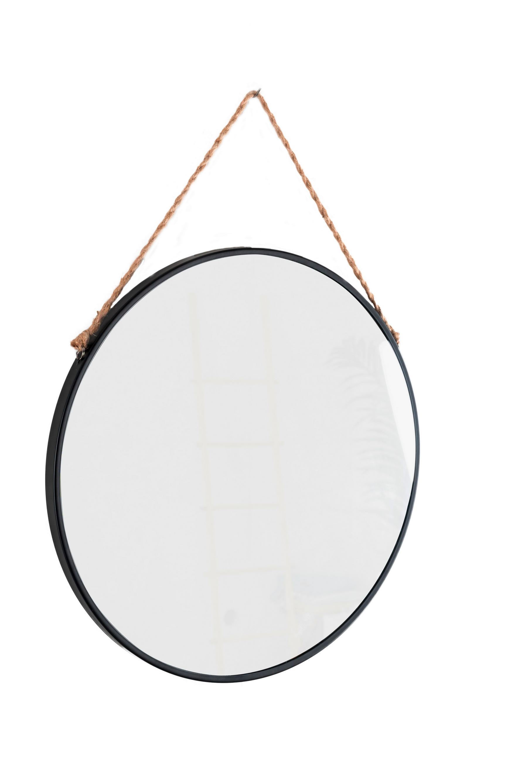 WANDSPIEGEL 60/60/2,6 cm  - Schwarz, Basics, Glas/Metall (60/60/2,6cm) - Sadena