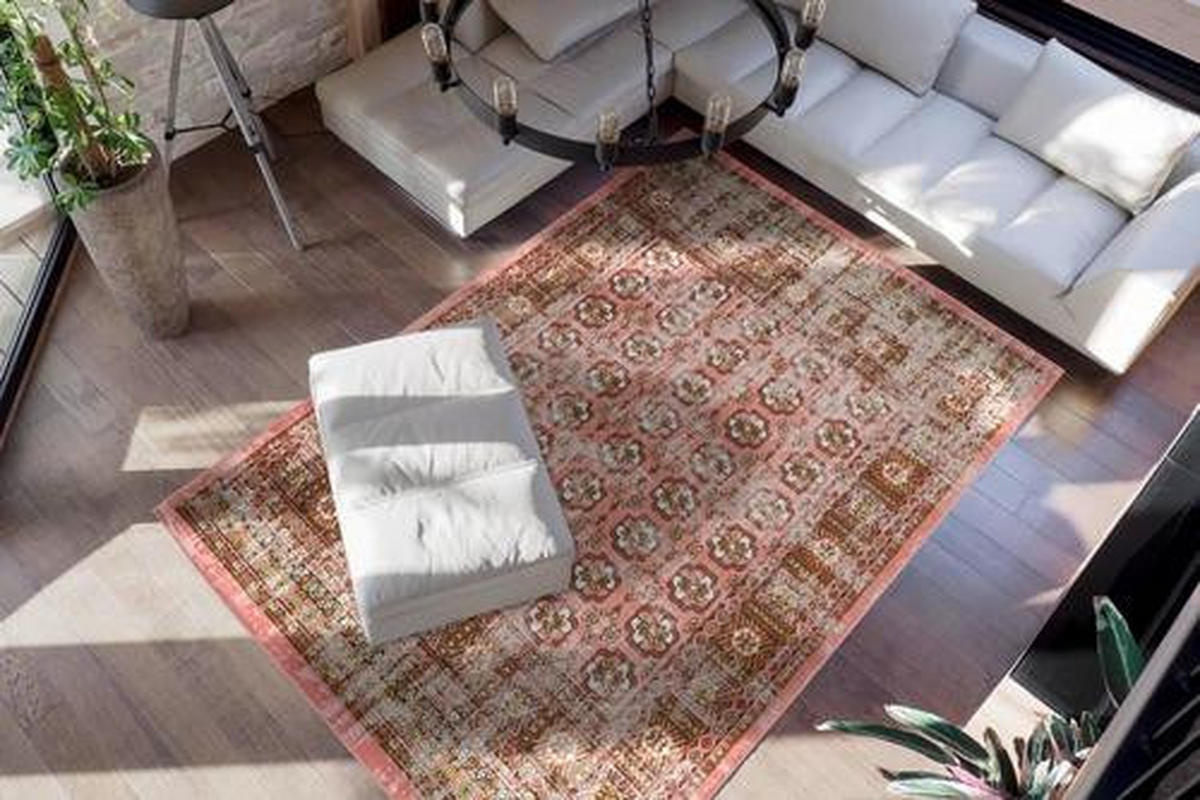 VINTAGE-TEPPICH 80/150 cm Ariya Rot  - Rot, Trend, Textil (80/150cm) - Kayoom