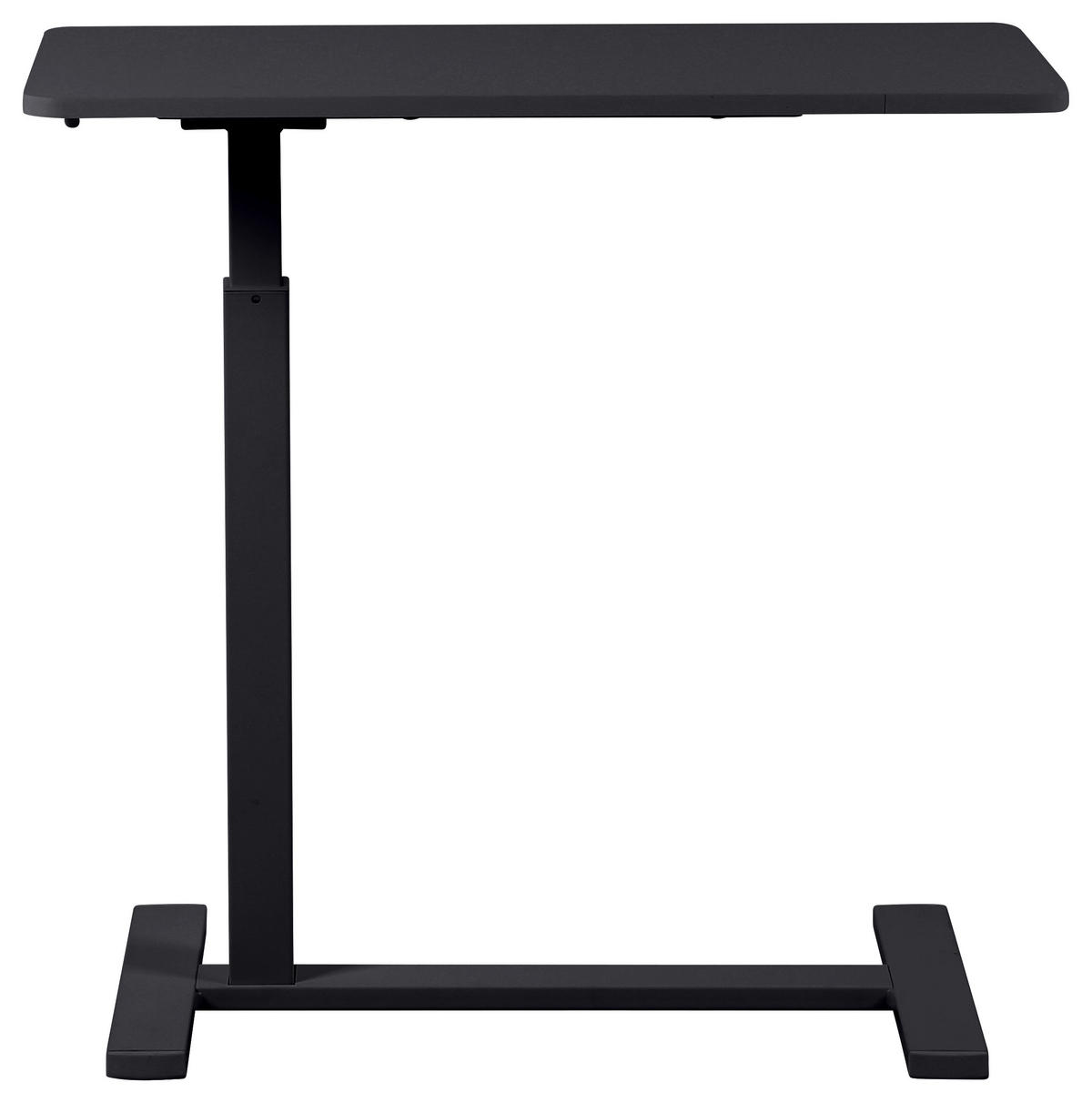 LAPTOPBORD justerbar höjd  - svart, Klassisk, metall/trämaterial (76/38/67-101cm) - Boxxx