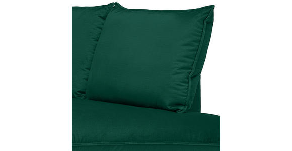 ECKSOFA Grün Samt  - Schwarz/Grün, Design, Textil/Metall (241/200cm) - Carryhome