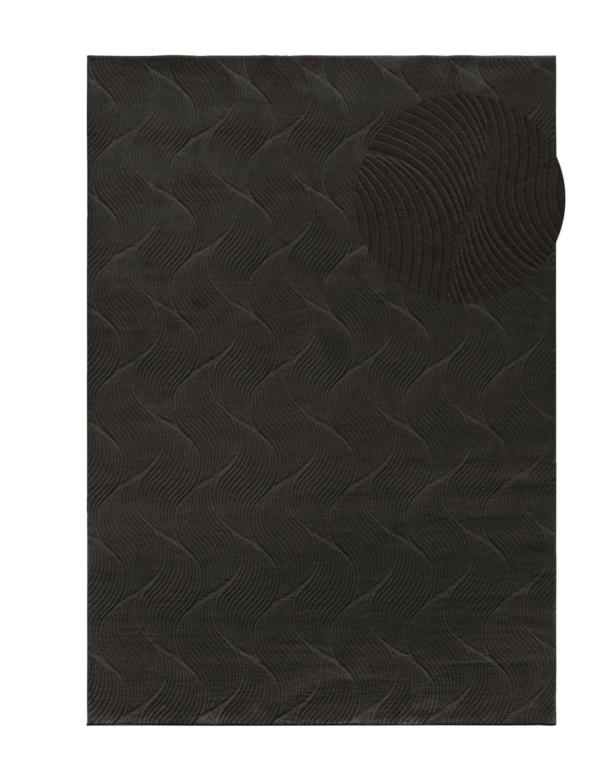 WEBTEPPICH  Wohnzimmer 60/120 cm Homestyle Anthrazit rechteckig  - Anthrazit, Design, Textil (60/120cm) - Novel