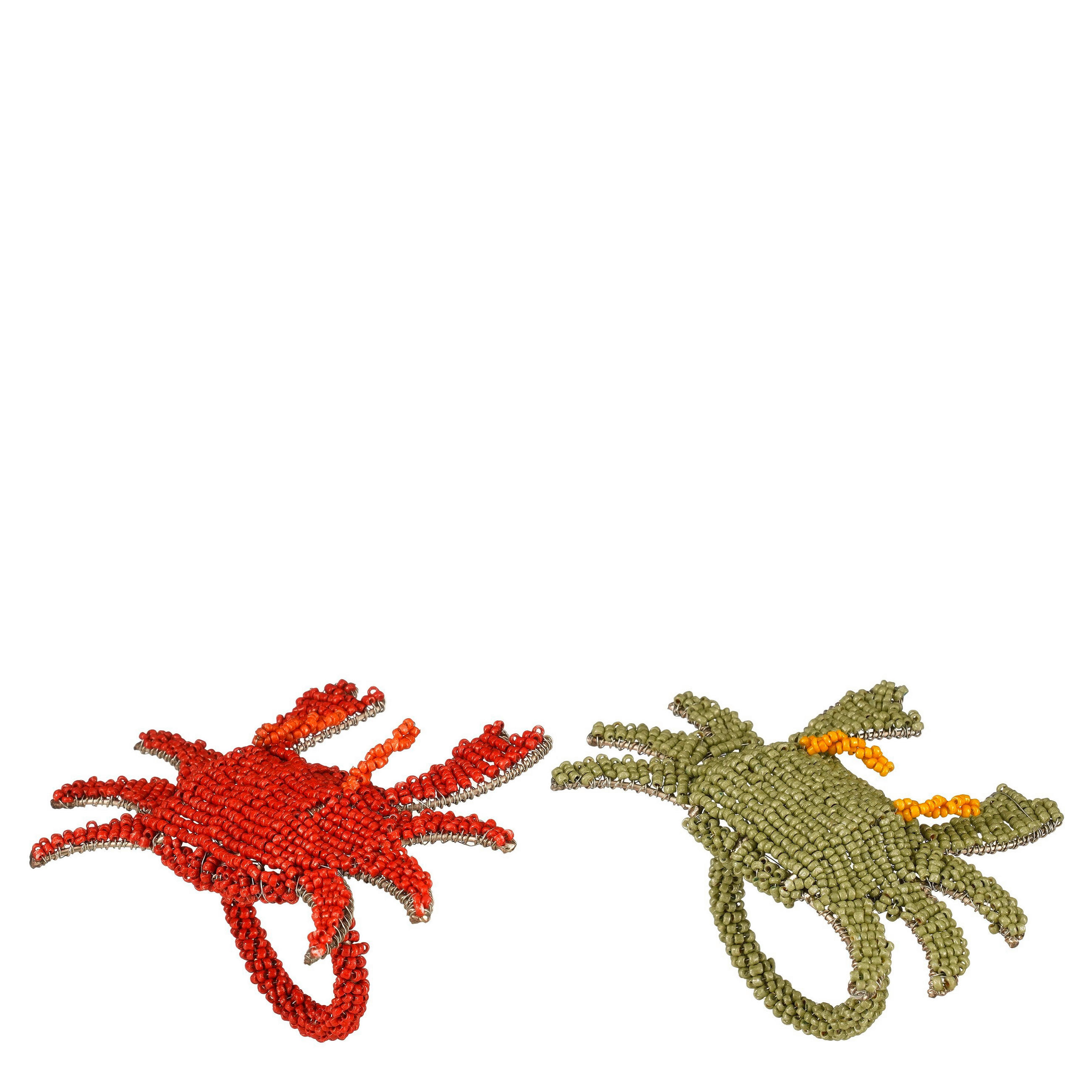 DRŽAČ SALVETA - zelena/crvena, Basics, metal (12/8/4.5cm)